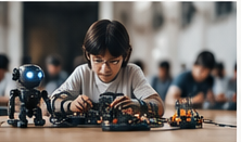 Robotik ve elektronik proje geliştiren öğrenci